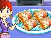 Игра Куриные роллы от Сары на кухне