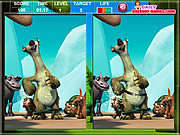 Игра Ice Age The MeltDown Spot The Difference