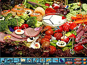 Игра Найди предметы: продукты