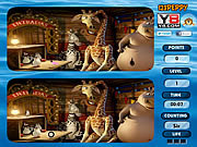 Игра Найти отличия - Мадагаскар 3