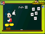 Игра Микки Маус. Обучение математике