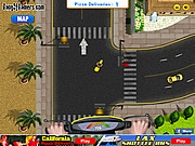 Игра Die Zustellung der Pizza in Kalifornien