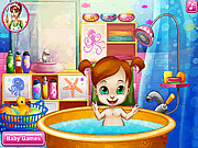 Игра Ванные процедуры малышки