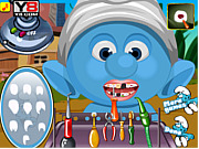 Игра Детские Смурфики - идеальные зубы