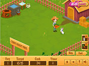 Игра La ferme avec les lapins