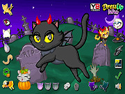 Игра Хэллоуин для котенка