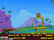 Игра Стрельба из пушки