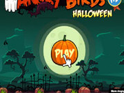 Игра Angry Birds - Энгри Бердз с тыквами