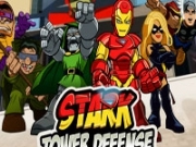 Игра Тони Старк Защищает Город