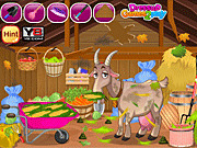 Игра Очистка сарая для коз