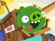 Игра Angry Birds Плохая и лютая свинья