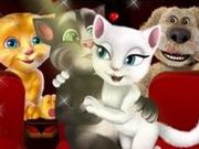 Игра Том и Анжела целуются в кино
