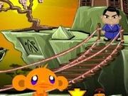 Игра Счастливая обезьянка - Ниндзя 2