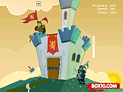 Игра Доблестный рыцарь: защита башни онлайн